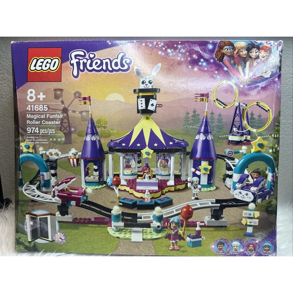 $80 🌙 2021 LEGO FRIENDS 41685 MAGICAL FUNFAIR ROLLER COASTER SEALED